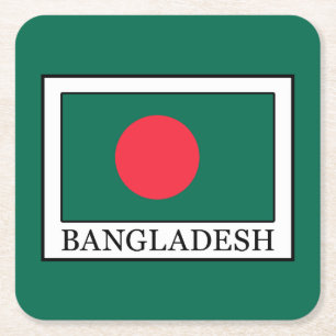 Bangladesh Square Paper Coaster