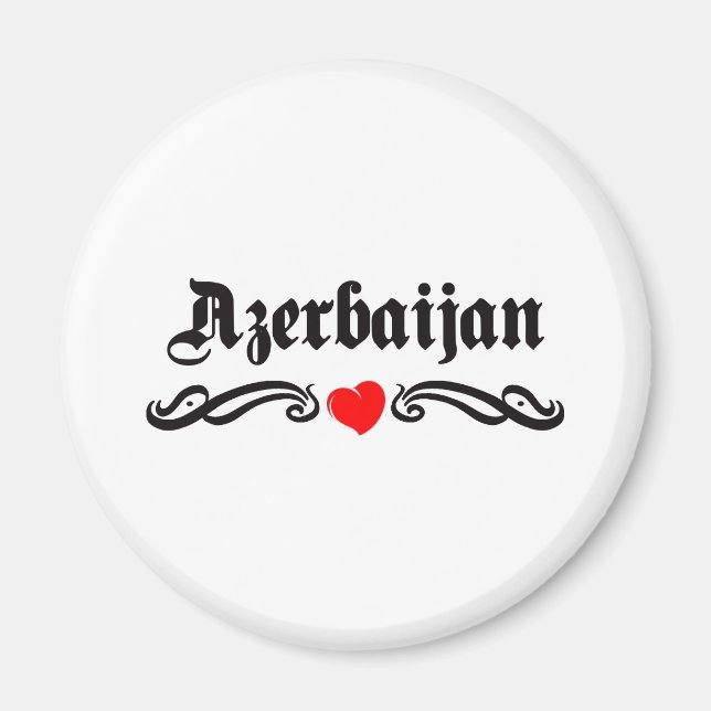 Bangladesh Tattoo Style Magnet (Front)