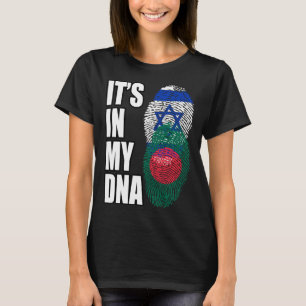 Bangladeshi And Israeli Mix DNA Flag Heritage T-Shirt