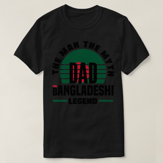 Bangladeshi Bangladesh Bangladeshi Flag Quote9 T-Shirt (Design Front)