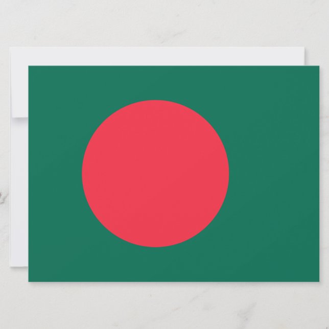 Bangladeshi Flag (Bangladesh) Card (Front)