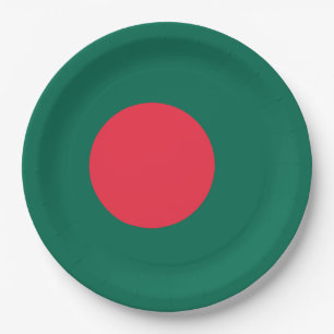 Bangladeshi Flag (Bangladesh) Paper Plate