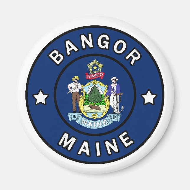 Bangor Maine Magnet (Front)