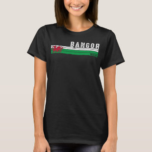 Bangor Wales Heritage Coastal Charm Souvenir T-Shirt