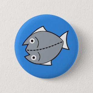 Bangus on a Button! 6 Cm Round Badge