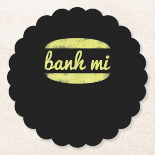 Banh Mi Chef Humour Foodie Cooking Lover Gift Paper Coaster