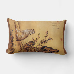 Banjinbiao 斑锦彪 ~Greyhound ~Giuseppe Castiglione~ Lumbar Cushion