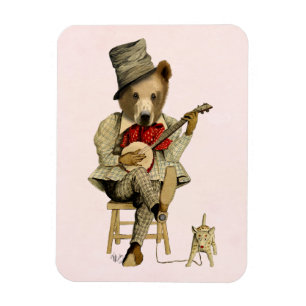 Banjo Bear 3 Magnet