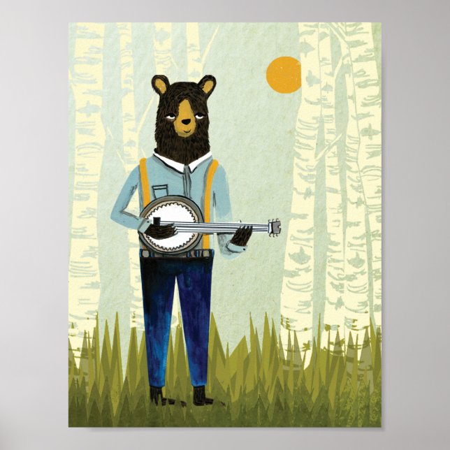 Banjo Bear - Original Version Poster (Front)
