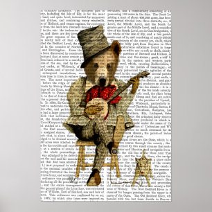 Banjo Bear Poster