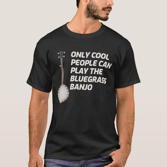 Banjo Bluegrass Music Traditional Musician Funny  T-Shirt (Front)