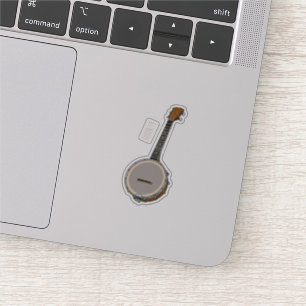 Banjo cartoon illustration