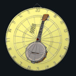 Banjo cartoon illustration  dartboard<br><div class="desc">Banjo cartoon illustration</div>