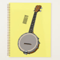 Banjo cartoon illustration 