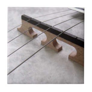 Banjo Closeup Photo Ceramic Tile