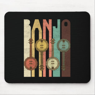 Banjo Country Music Instrument Bluegrass Band Gift Mouse Pad