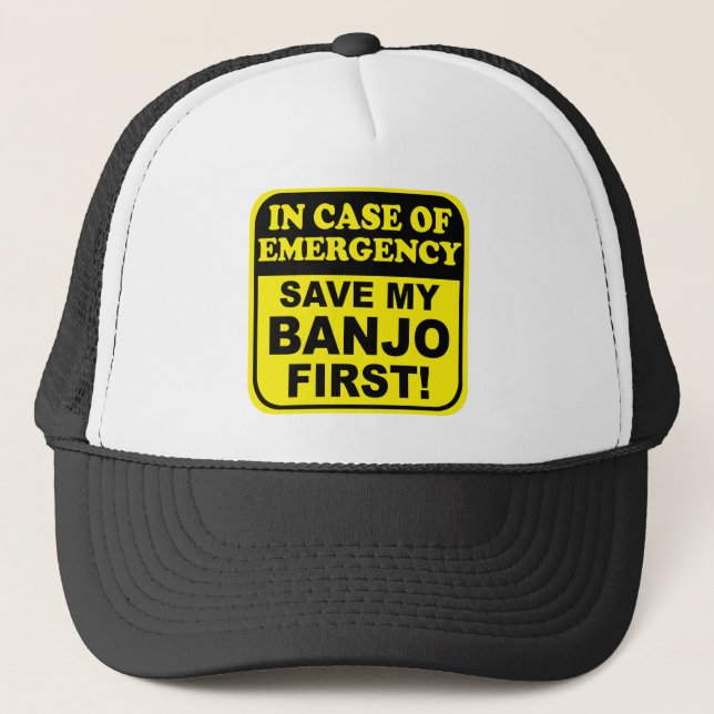 Banjo Emergency Trucker Hat (Front)