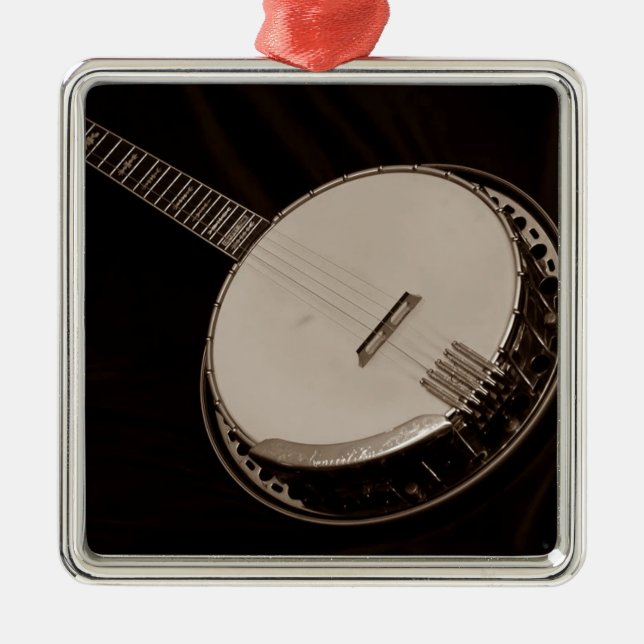BANJO ENTHUISIAST'S CHRISTMAS ORNAMENT (Front)