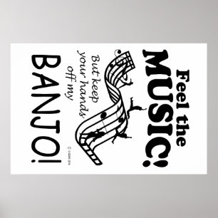 Banjo Feel The Music Poster