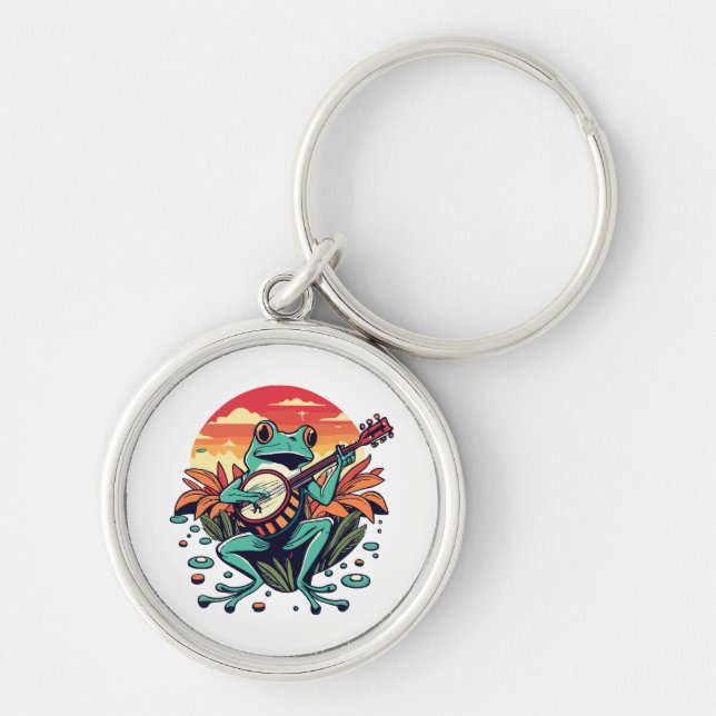 Banjo Frog Key Ring (Front)
