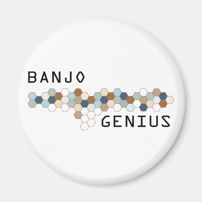 Banjo Genius Magnet (Front)