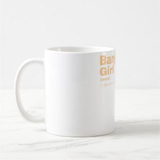 Banjo  Girl - Banjo  Coffee Mug