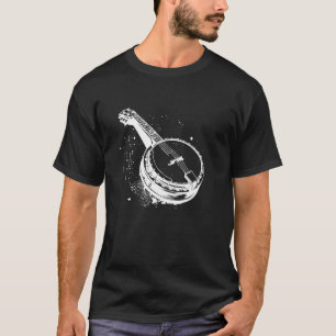 Banjo Graphic Bluegrass Music T-Shirt