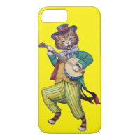 Banjo (Guitar) Player Cat, Louis Wain