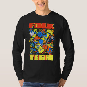 Banjo Guitar Player Folk Yeah T-Shirt