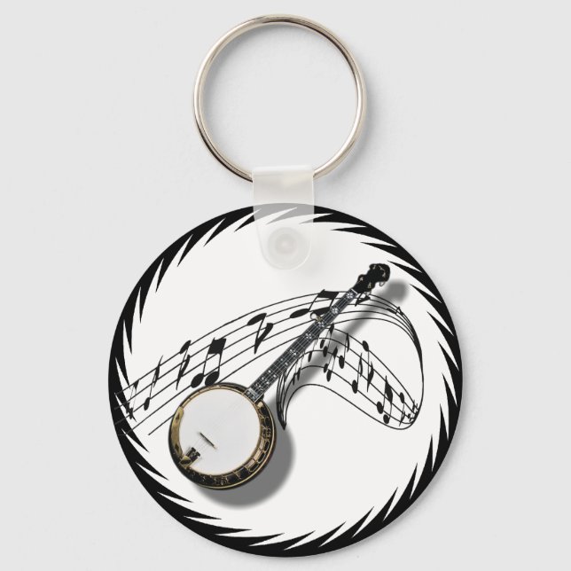 BANJO-KEYCHAIN KEY RING (Front)