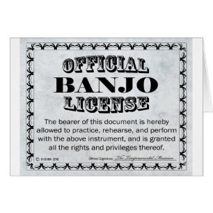 Banjo License