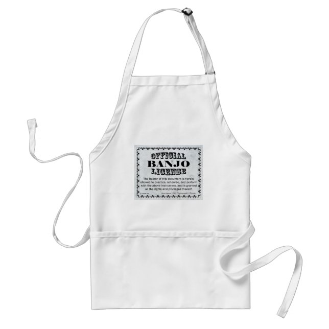 Banjo License Standard Apron (Front)