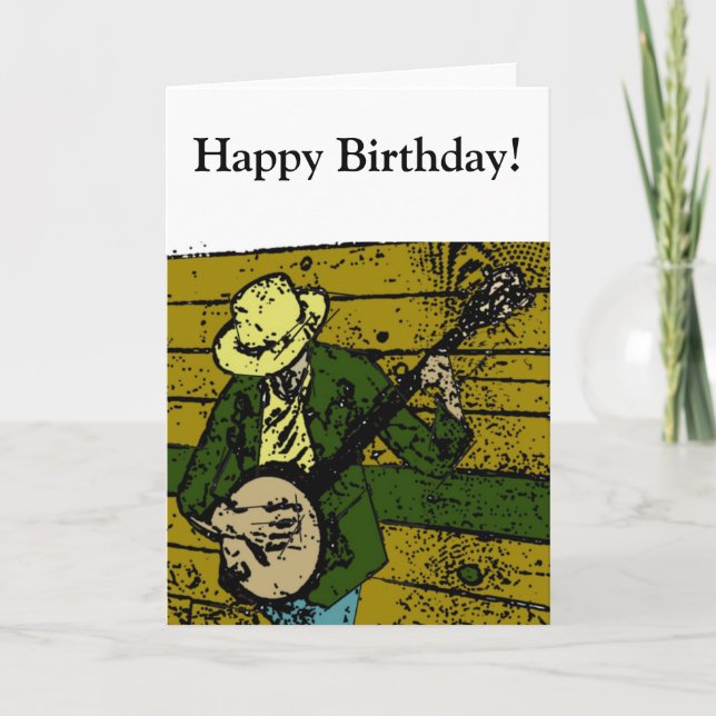 Banjo Man Card (Front)