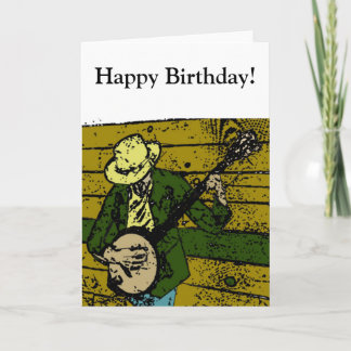 Banjo Man Card