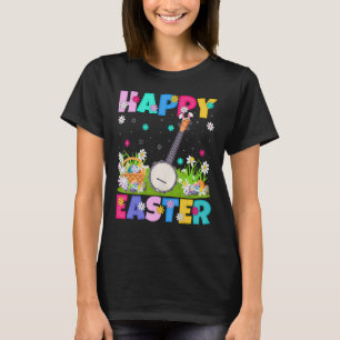 Banjo Music   Happy Easter Bunny Banjo Easter Sund T-Shirt
