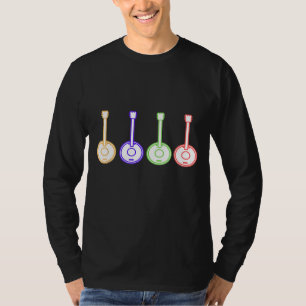 Banjo Music Player Retro Vintage T-Shirt