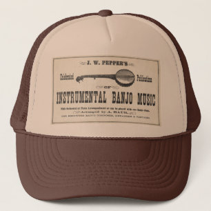 Banjo Music Truckers Hat