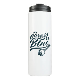 Banjo My Glass is Blue Thermal Tumbler