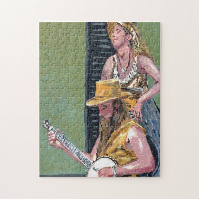 Banjo Player, Jigsaw Puzzle (Vertical)