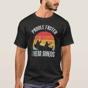 Banjo Retro Vintage Paddler Picker Player Country T-Shirt