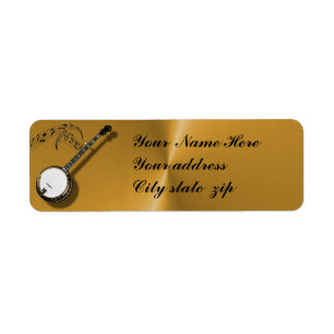 BANJO- RETURN ADDRESS LABEL