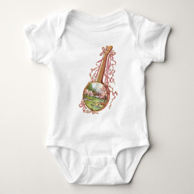 Banjo Ribbons Infant Creeper (Front)