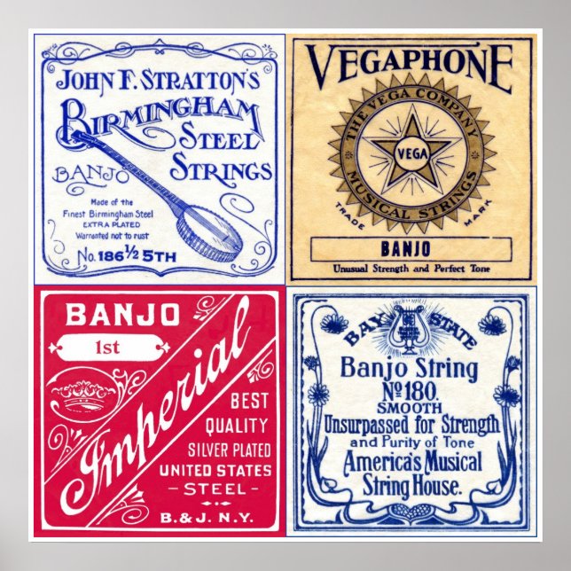Banjo Strings Poster (Front)