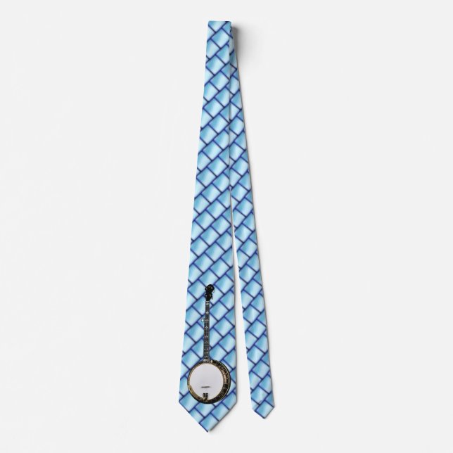 BANJO -TIE-ON BLUE TIE (Front)