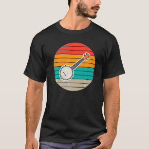 Banjo Vintage Graphic Print Apparel For T-Shirt