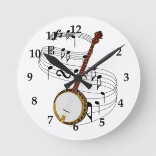 Banjo Wall Clock
