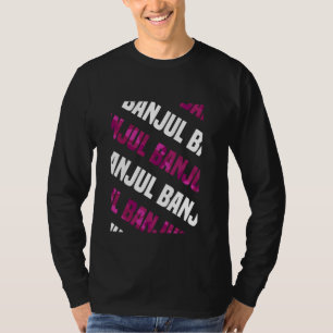 Banjul Camo Pattern Pink Camouflage T-Shirt