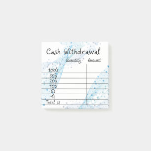 Bank Change Sticky Notes