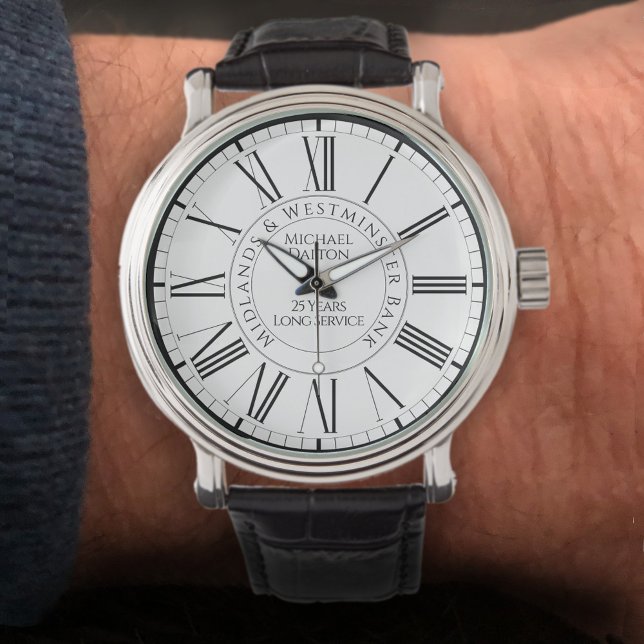 Bank Employee Long Service Award - Personalised Watch (Creator Uploaded)