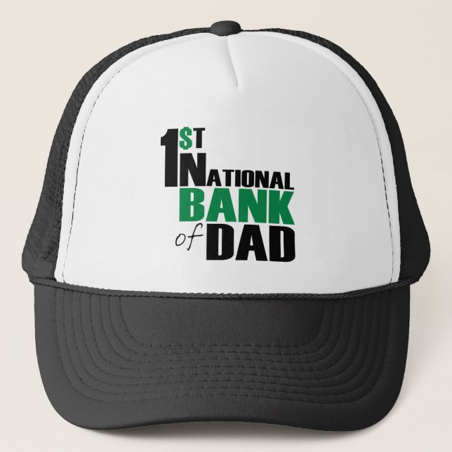 Bank of Dad Trucker Hat (Front)